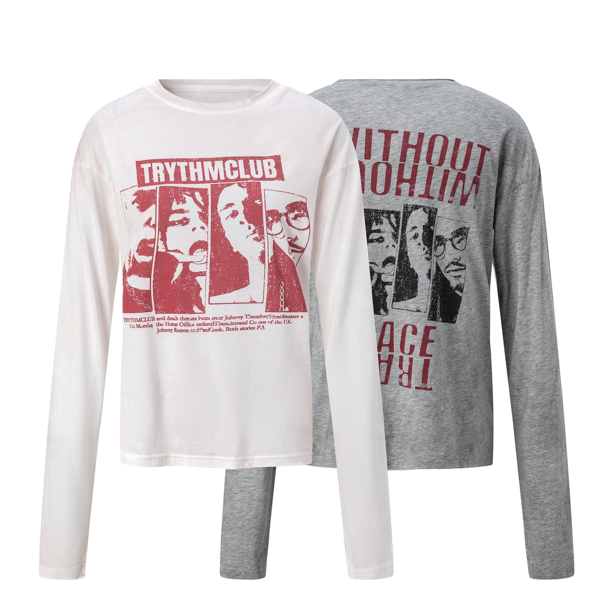 Madxmarx Dual-Graphic Long Sleeve Tee