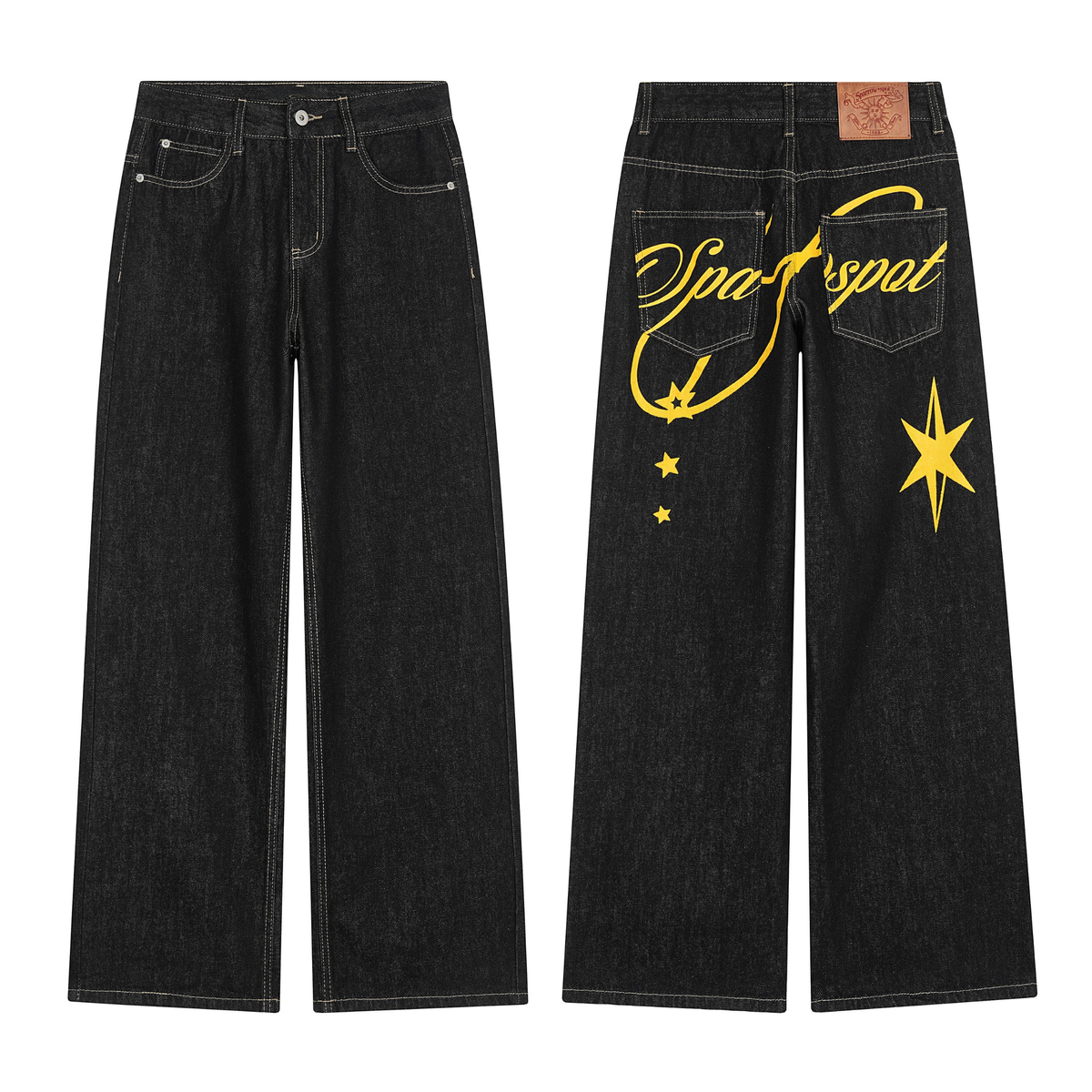 Jeans de pierna ancha Madxmarx Star Script
