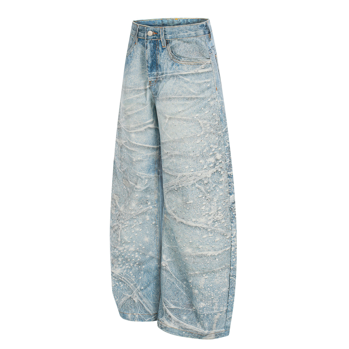 Jeans à jambes larges Ice Web de Madxmarx