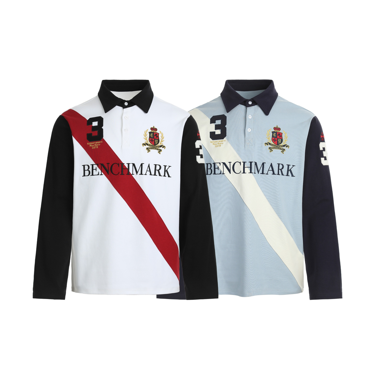 Madxmarx Heritage Stripe Long Sleeve Polo