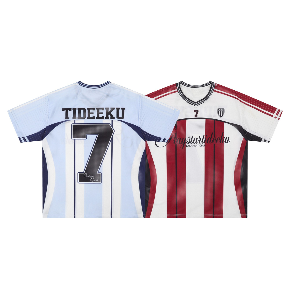 Madxmarx Tideeku No.7 Striped Mesh Jersey