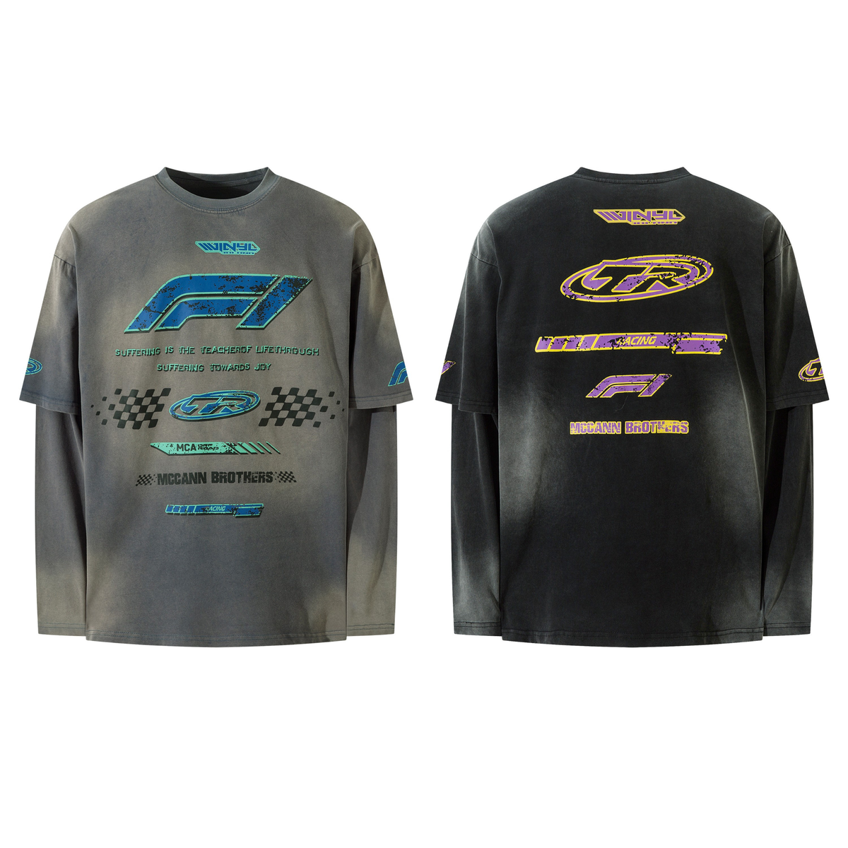 Madxmarx Racing Graphic Layered Tee
