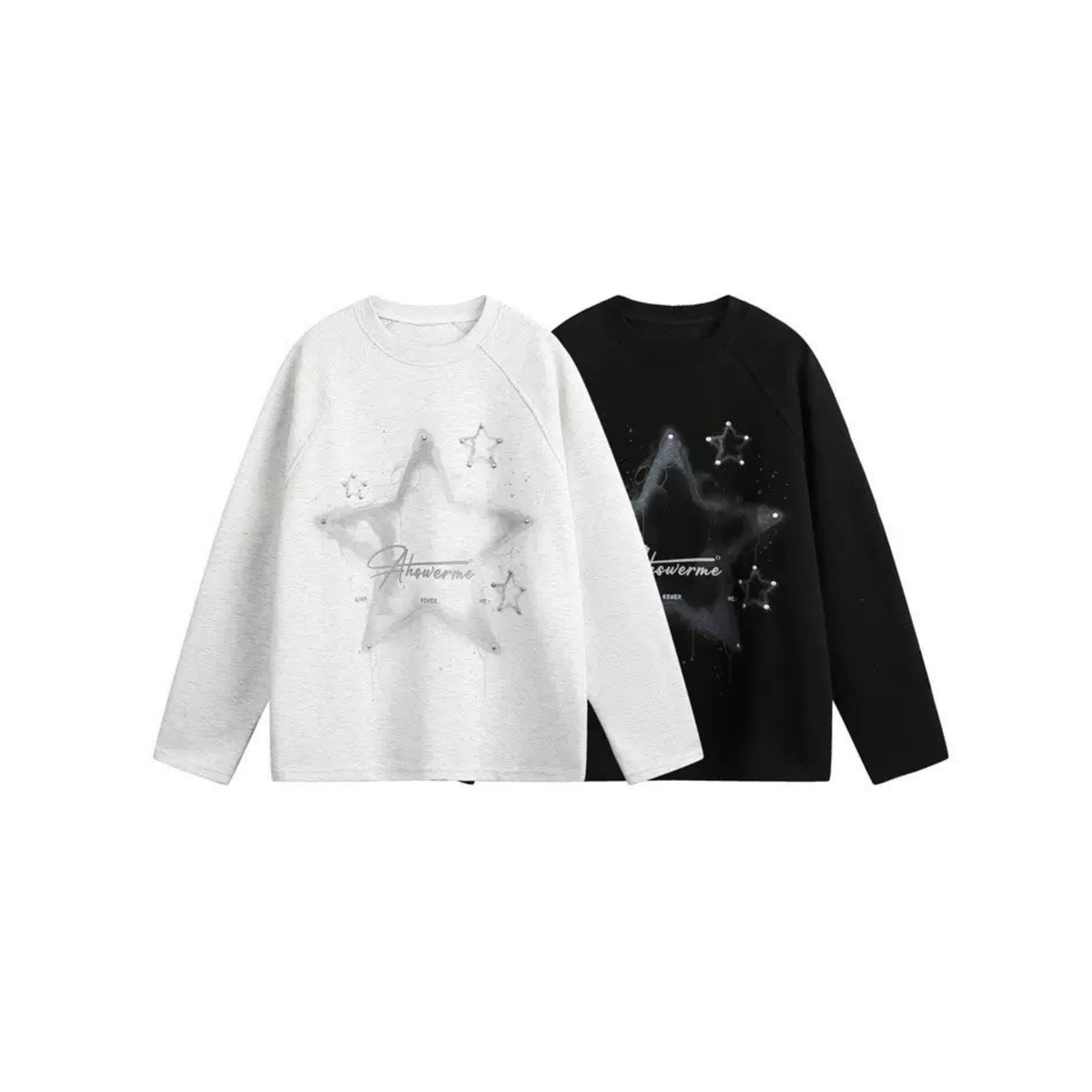 Madxmarx Cosmic Star Langarm-T-Shirt mit Grafik