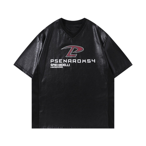 Camiseta Gola V Madxmarx PU Racing - M / Preto