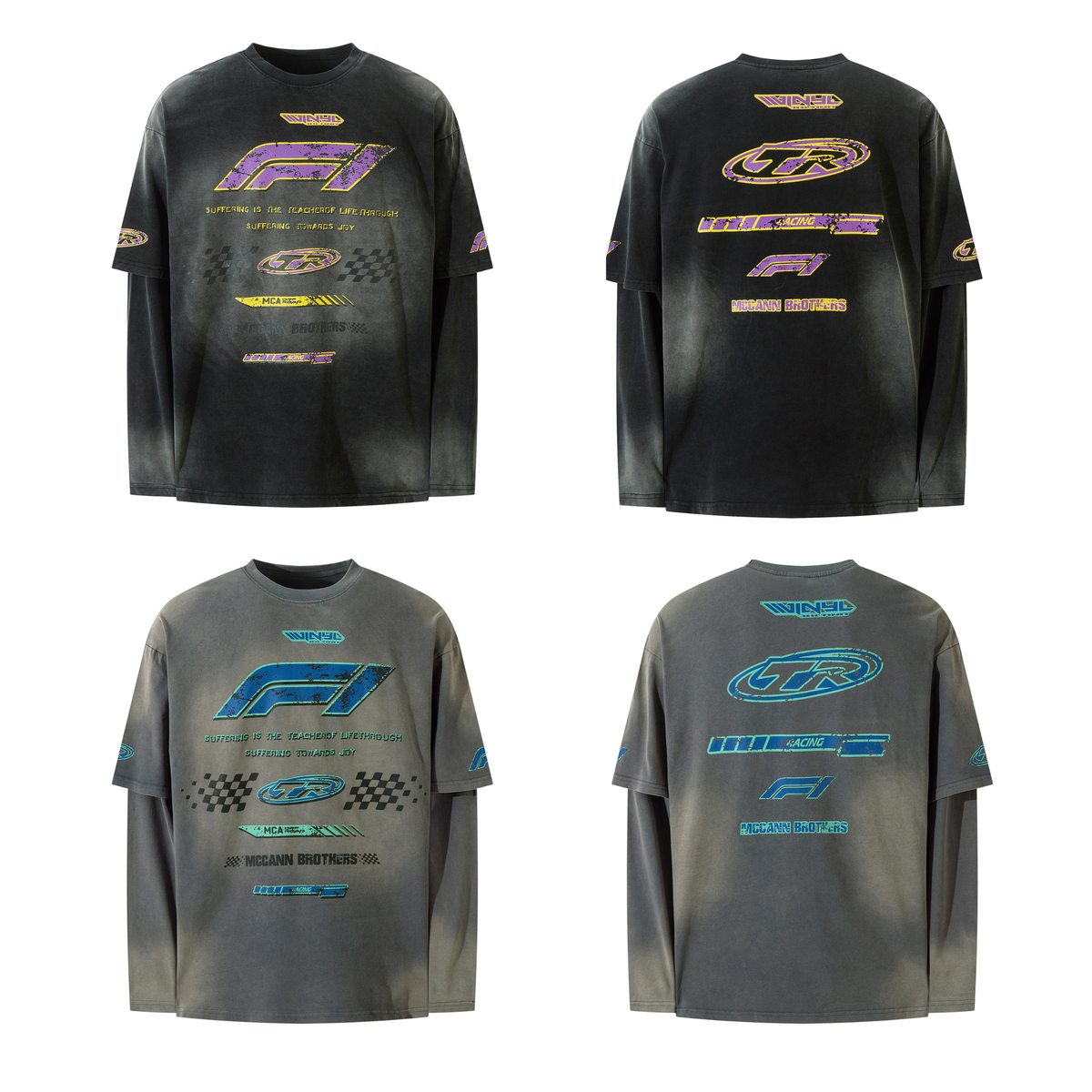 Madxmarx Racing Graphic Layered Tee