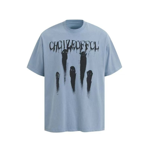 T-shirt graphique Ghost Shadow Madxmarx - M / Bleu