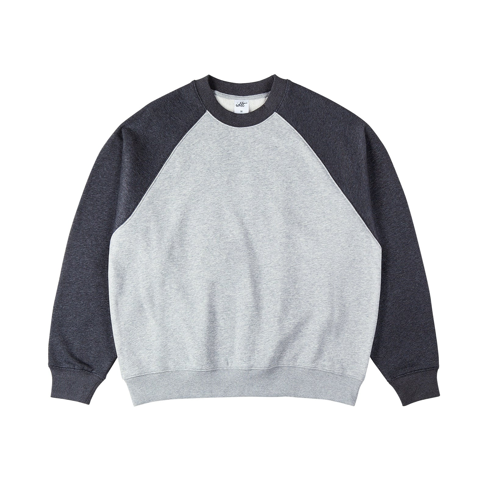 Basic Raglan Sleeve Round Neck Oversize Sweatshirt