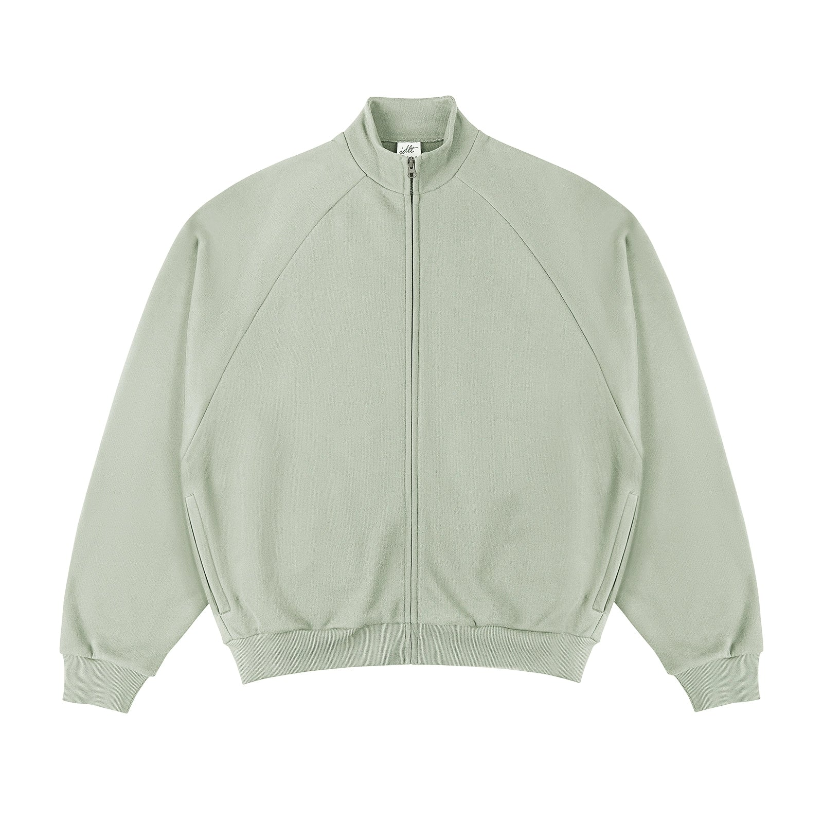 Boa Lining Zipper Raglan Sleeve Loose Fit Jacket