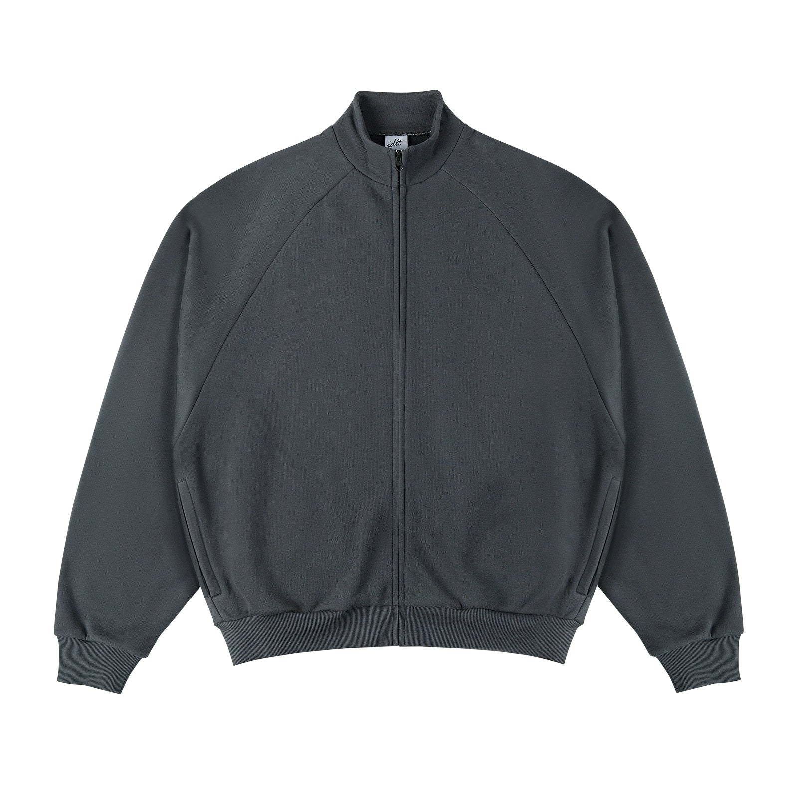 Boa Lining Zipper Raglan Sleeve Loose Fit Jacket