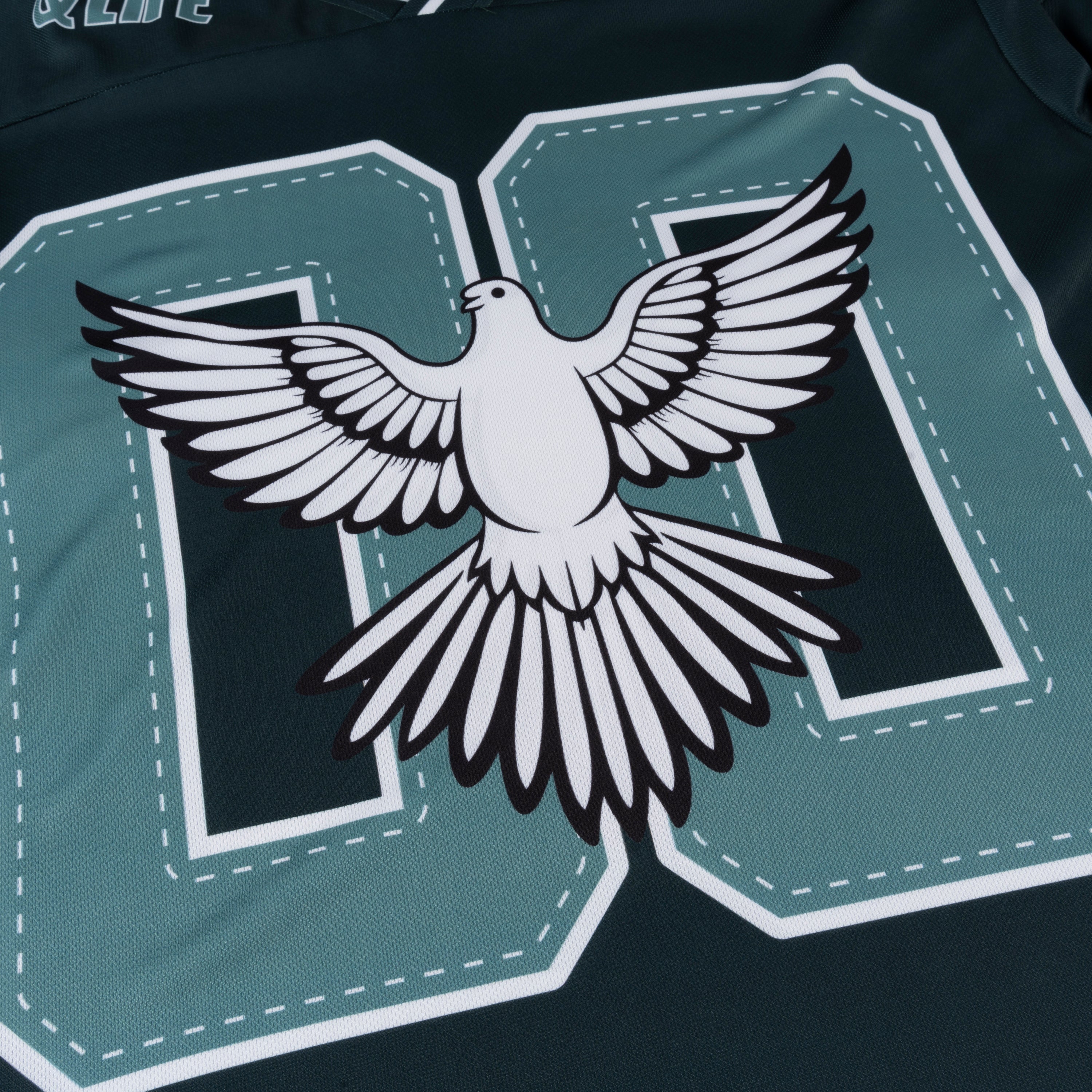 Retro Pigeon Print Jersey