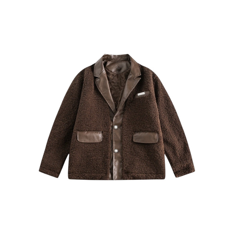Retro Loose Padded Wool Jacket
