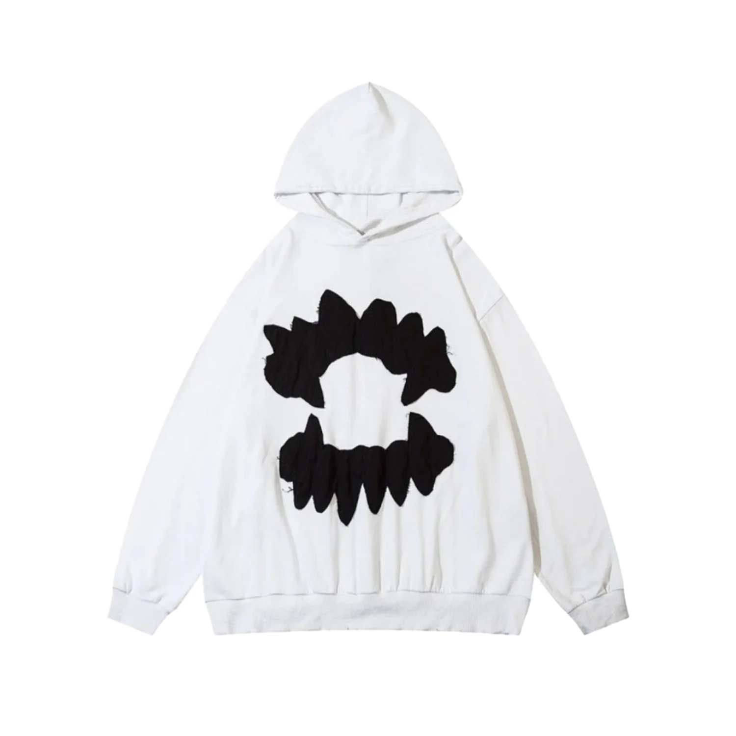 Edgy Teeth Graphic Hoodie