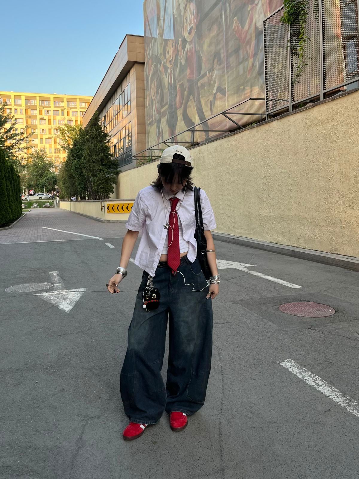 Retro Wide-leg Jeans