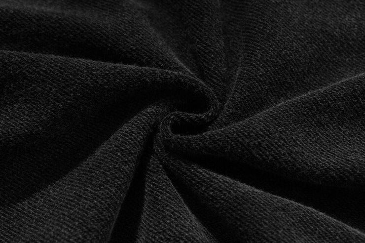 Sweat à capuche délavé Crucifix