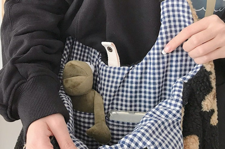 Plush Teddy Bear Tote Bag