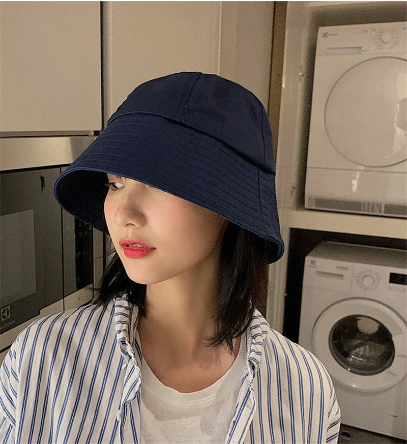 Colored Korean Style Aesthetic Bucket Hat