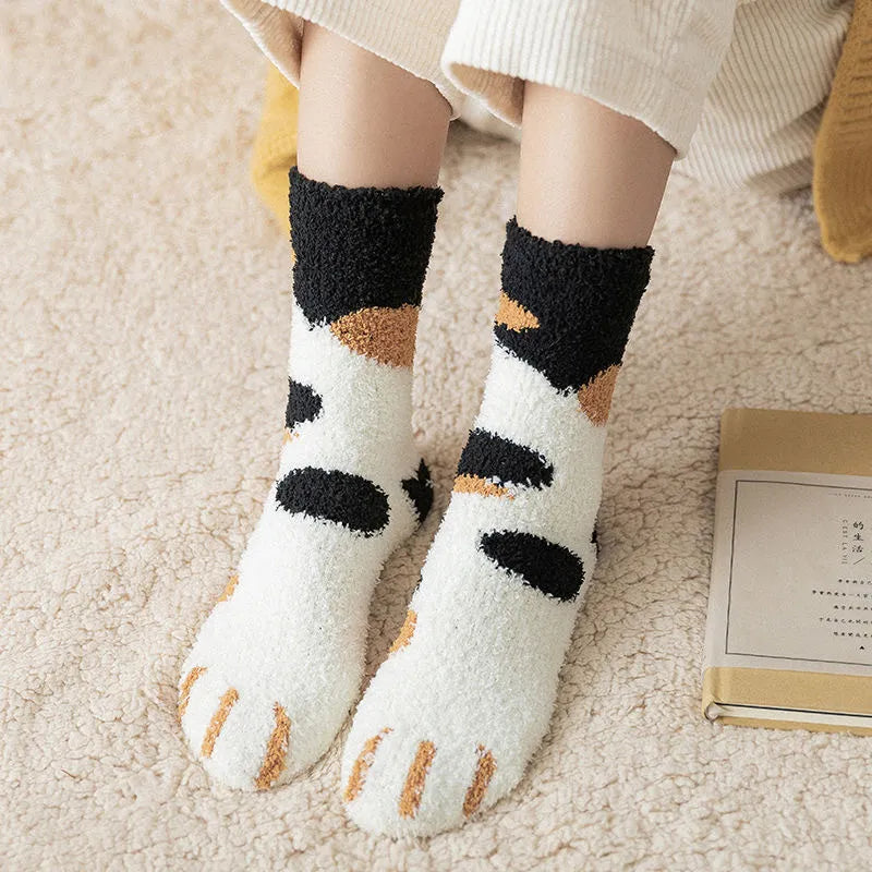 Animal Cartoon Fleece Socks
