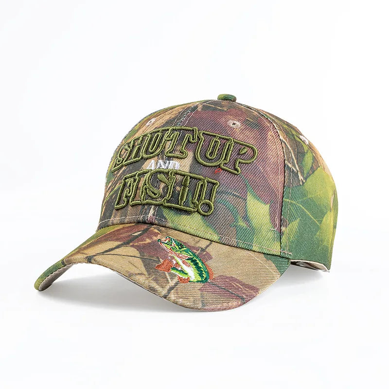 Trendy Camouflage Embroidered Baseball Hat