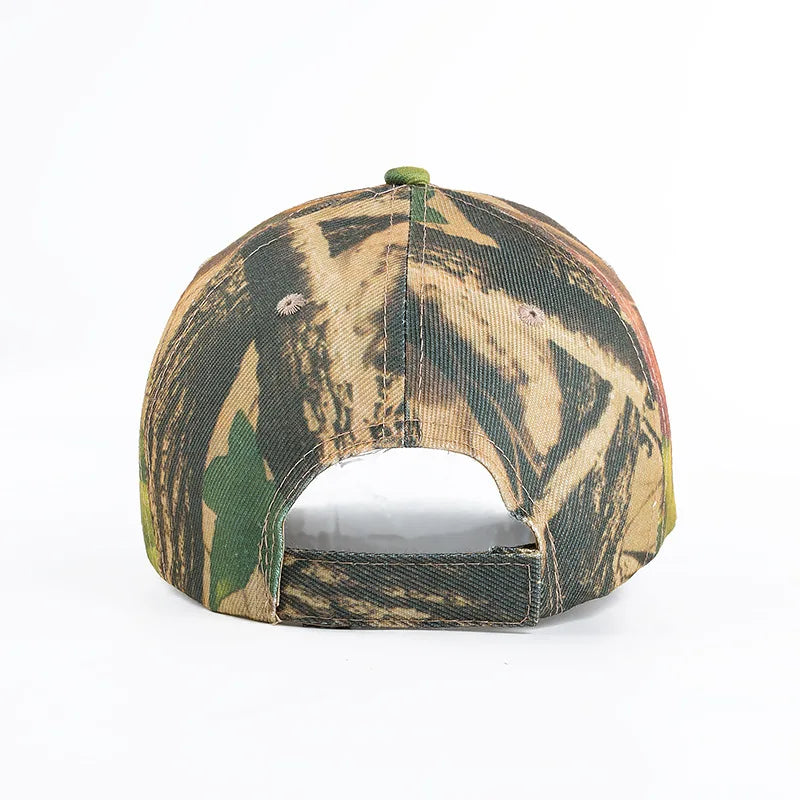 Trendy Camouflage Embroidered Baseball Hat