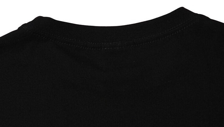 Camiseta con estampado "Abre los ojos"