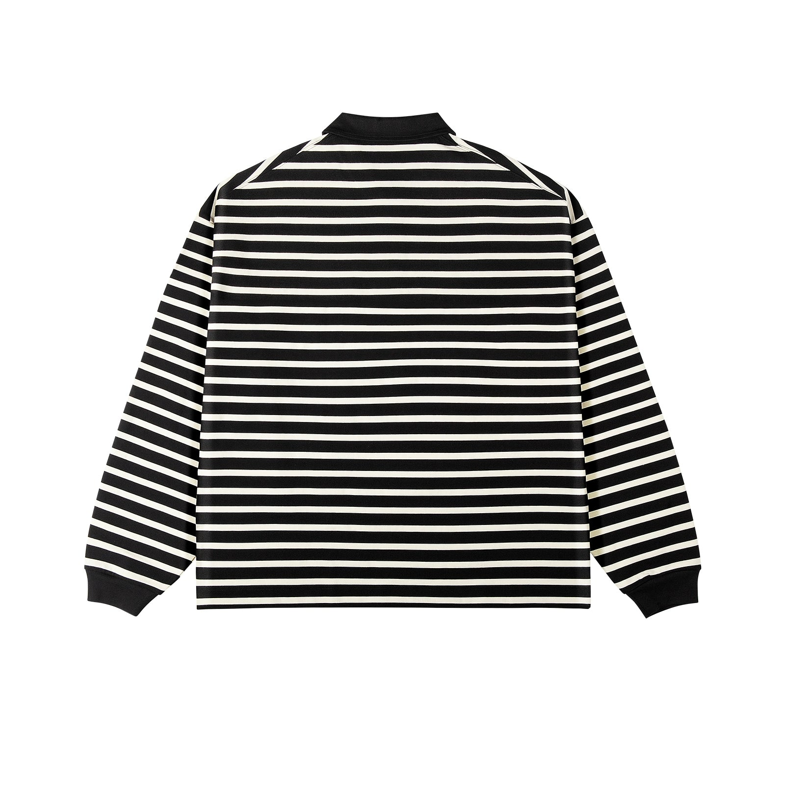 Heavyweigh Stripe Long Sleeve Polo Shirt