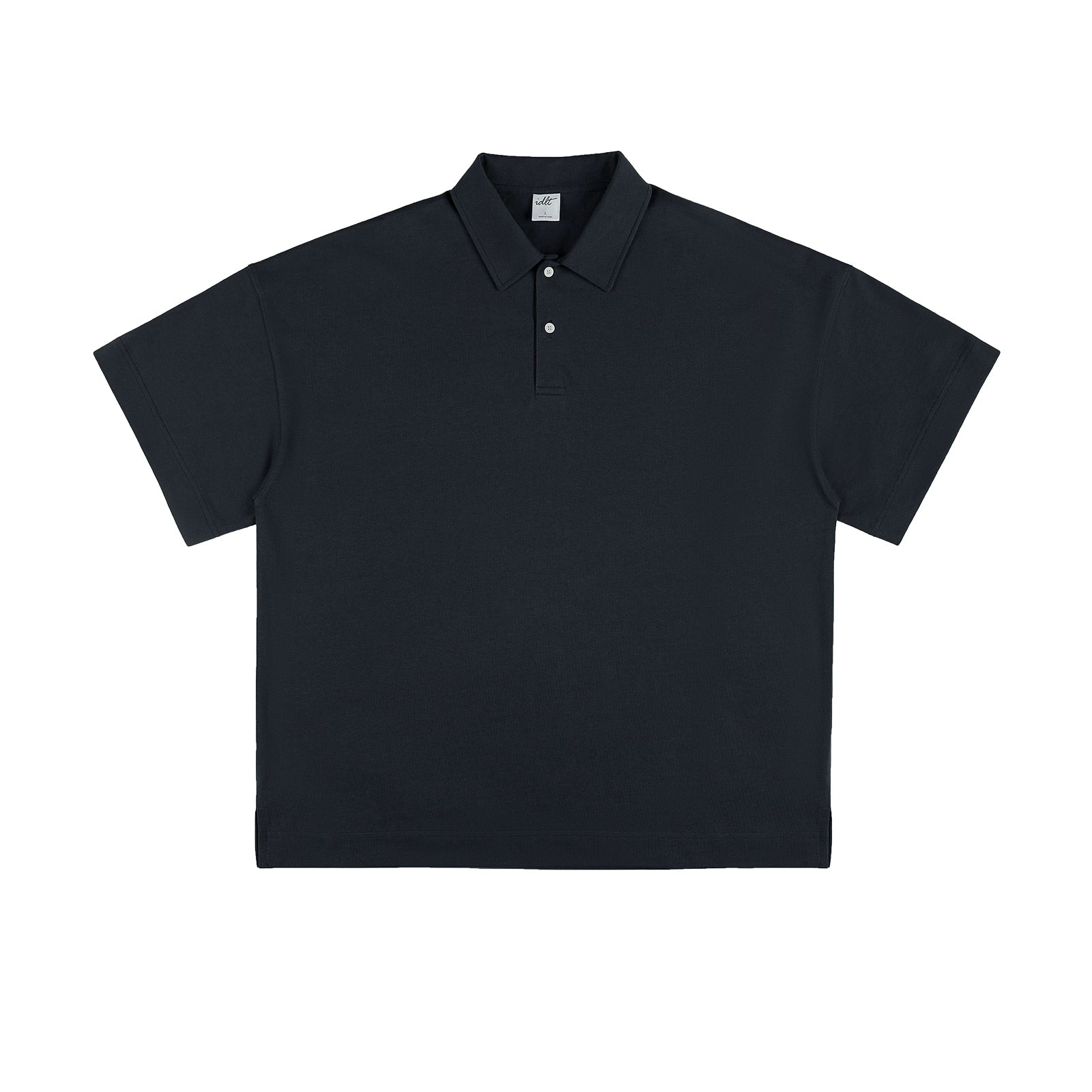 Heavyweight Drop Shoulder Short Sleeve Polo Shirt