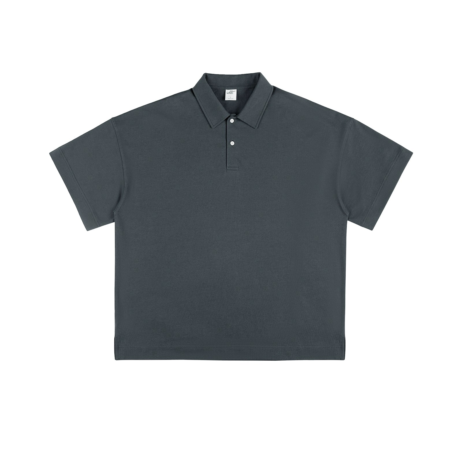 Heavyweight Drop Shoulder Short Sleeve Polo Shirt