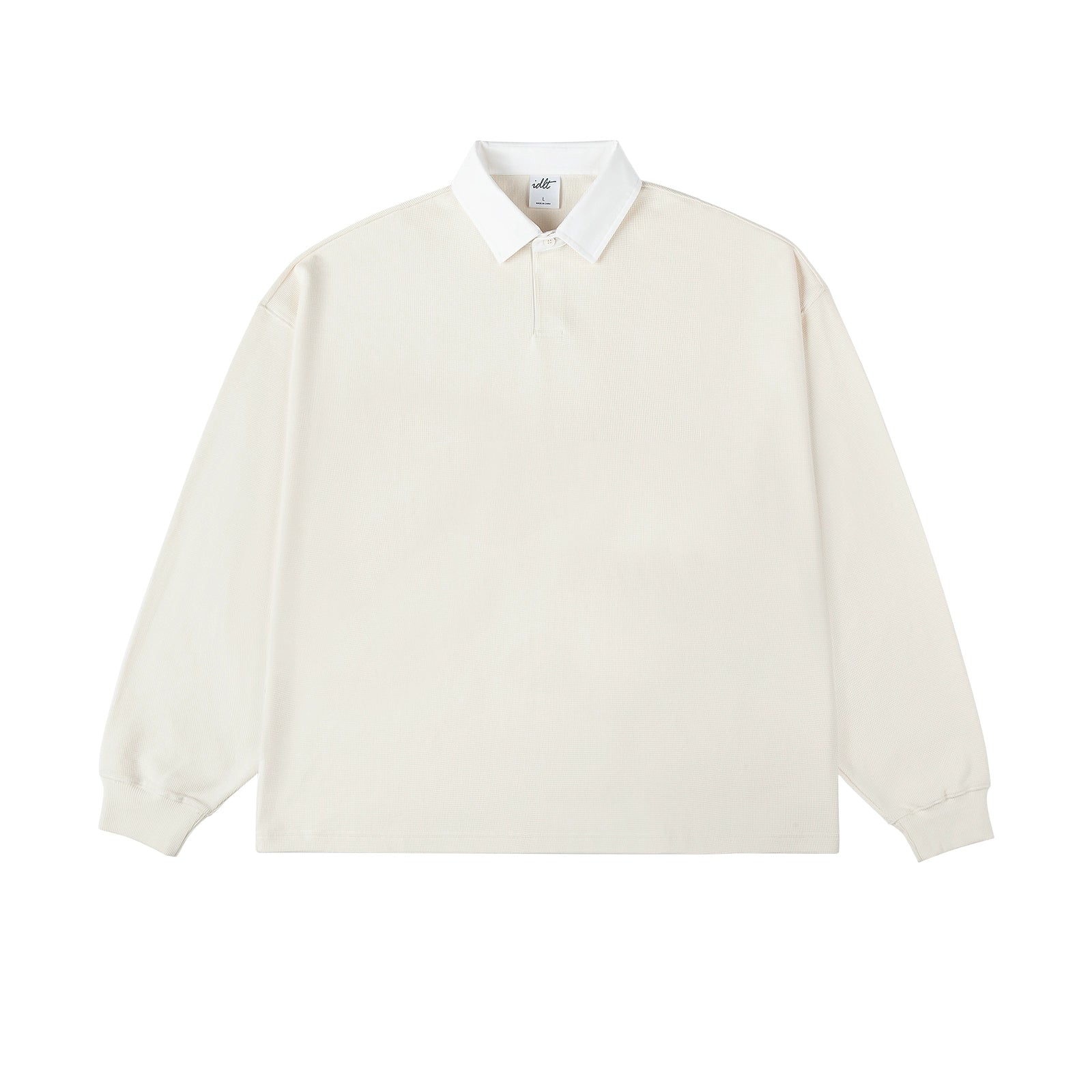 Heavyweight POLO Collar Long Sleeve Shirt