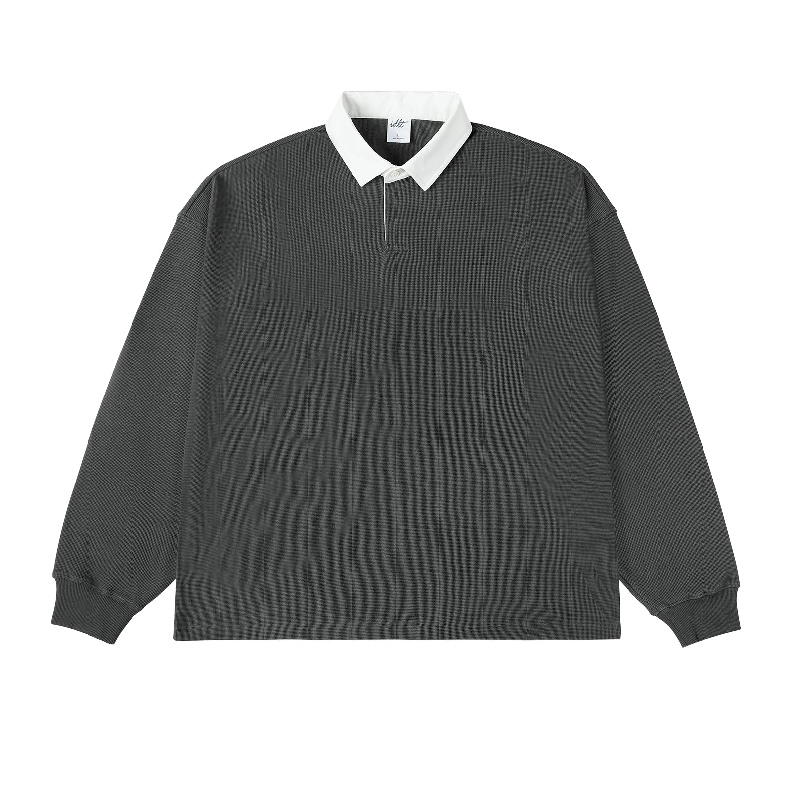 Heavyweight POLO Collar Long Sleeve Shirt