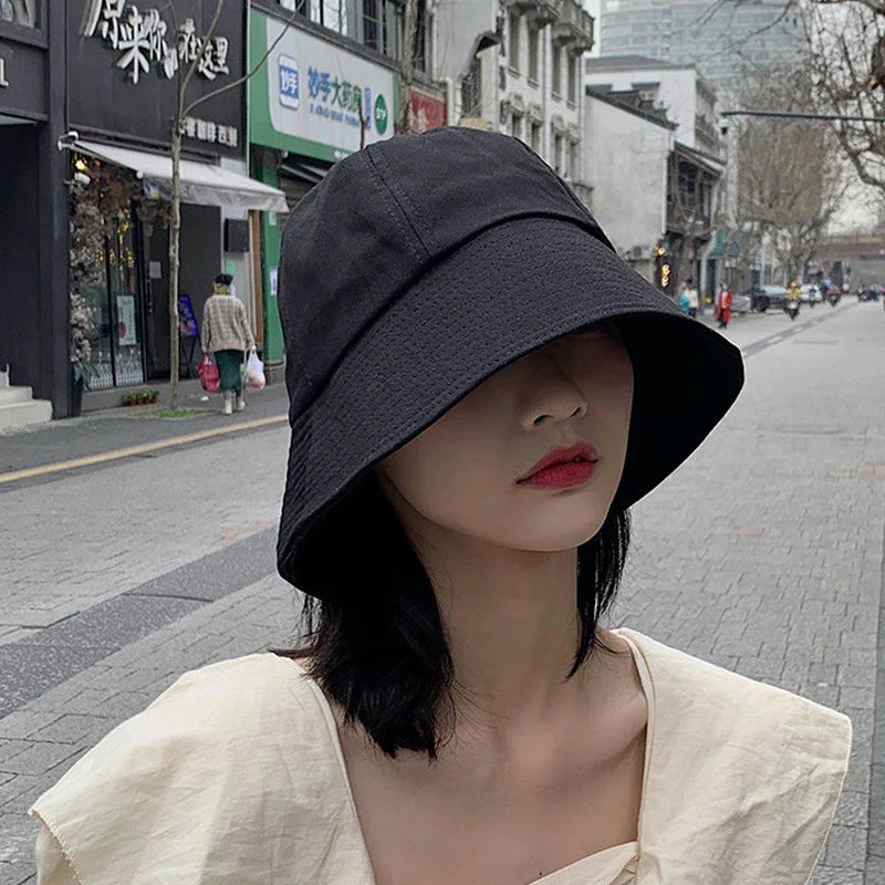 Colored Korean Style Aesthetic Bucket Hat