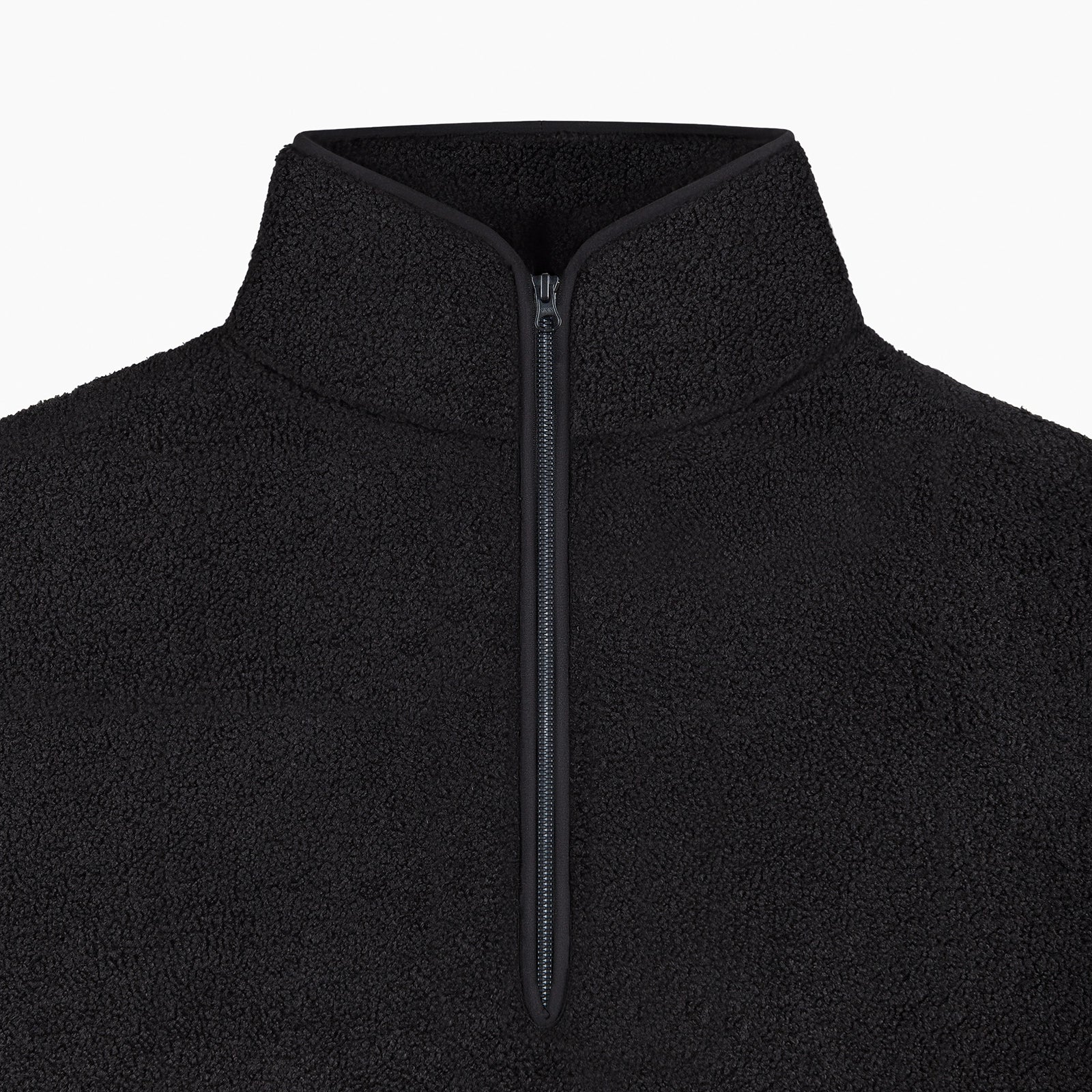 High-neck Pullover Boa Jacket