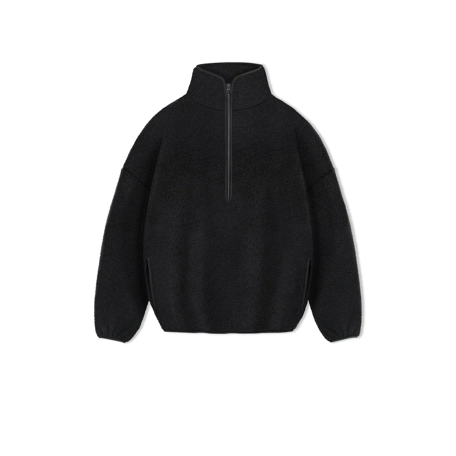 High-neck Pullover Boa Jacket