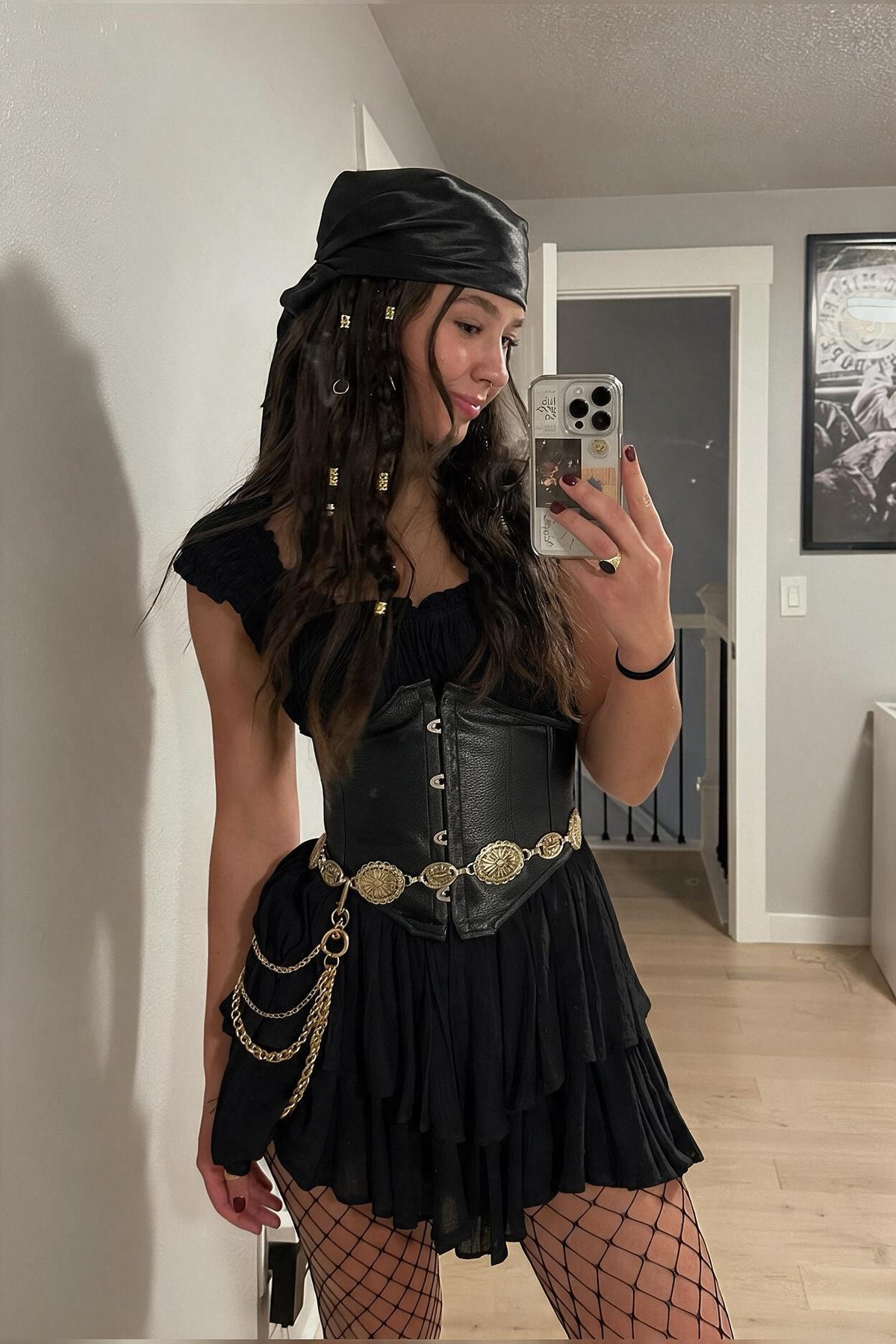 Halloween Pirate Costume Bundle - Black Edition