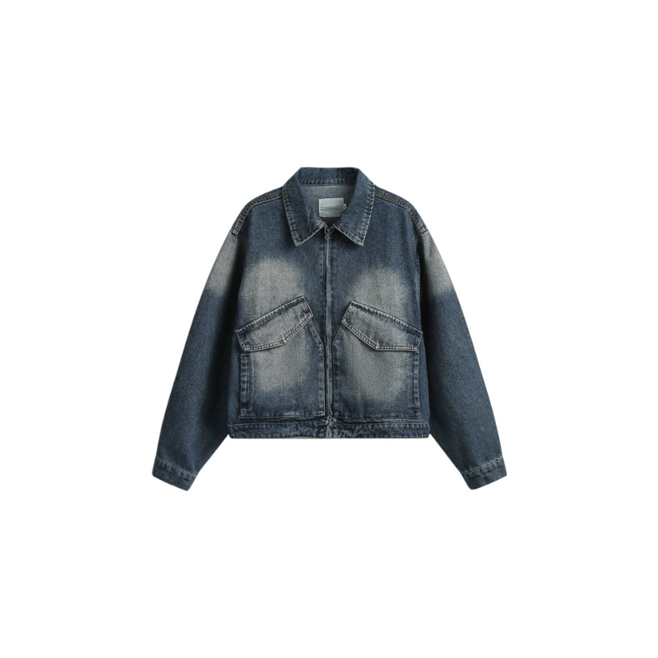 Retro Washed Denim Jacket