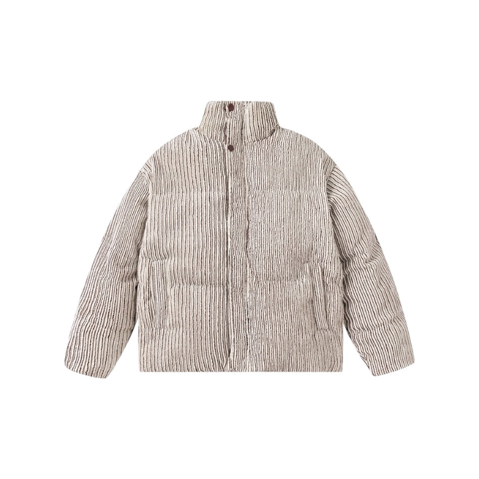 Retro Corduroy Puffer Jacket