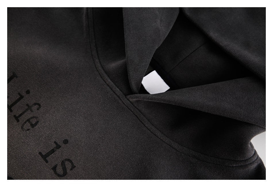 Sudadera holgada con estampado oxidado