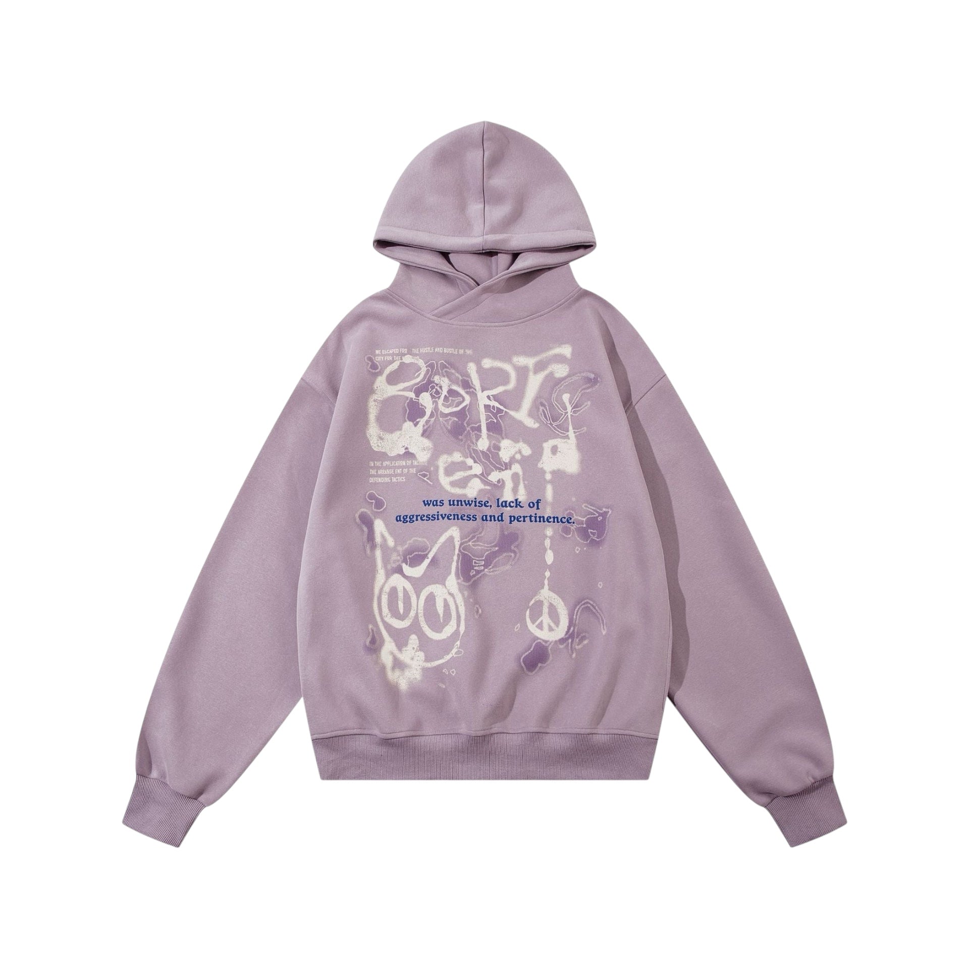Boredom Graffiti Printed Hoodie