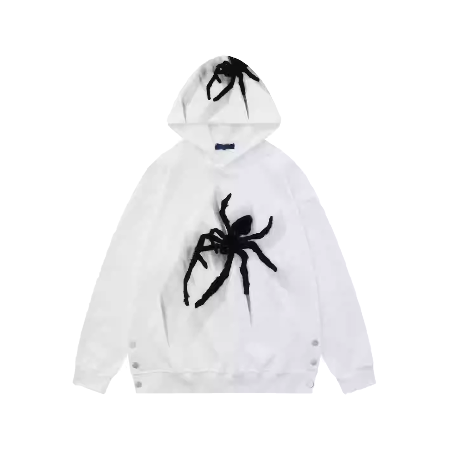Vintage High Street Spider Embroidery Hoodie