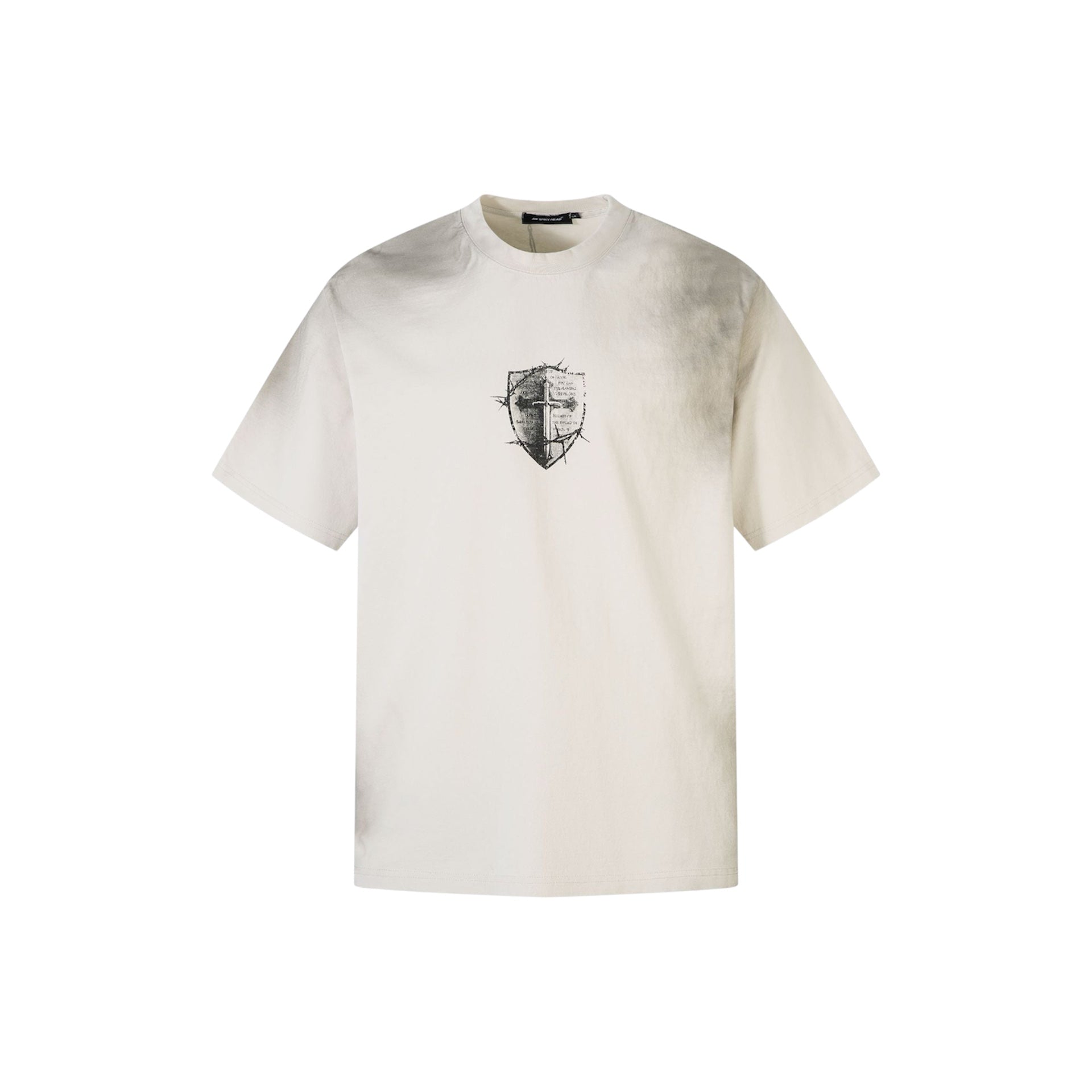 Shielded Cross Print T-shirt