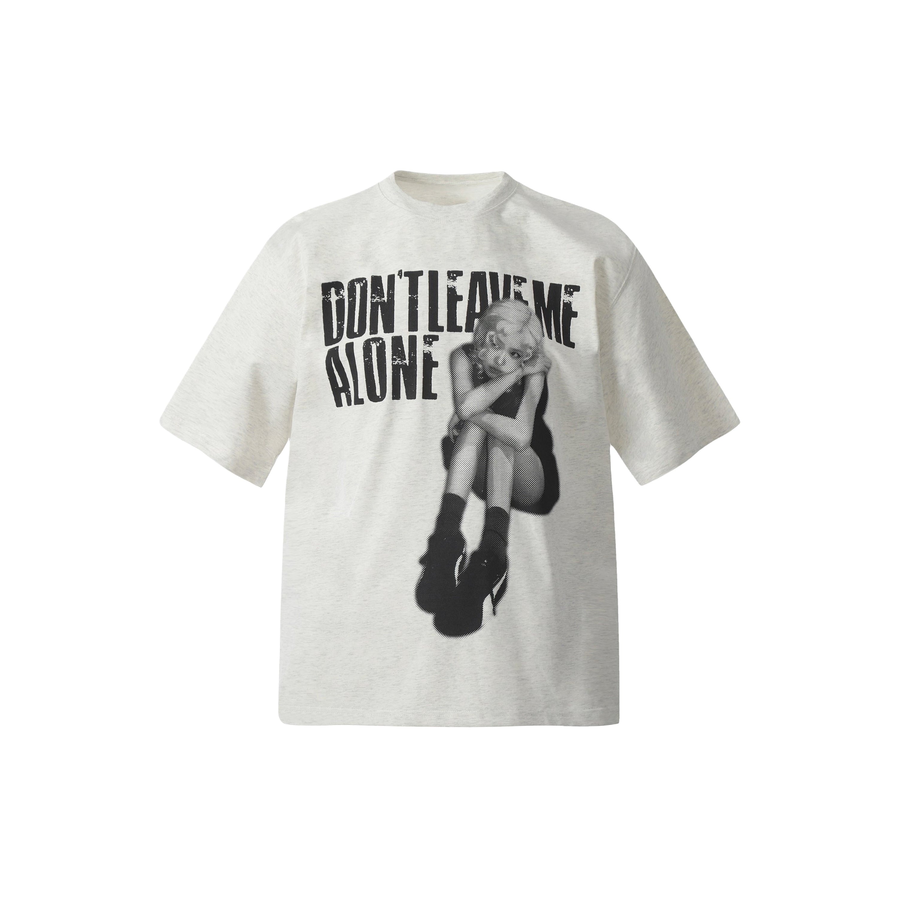 Lonely Girl Print T-shirt