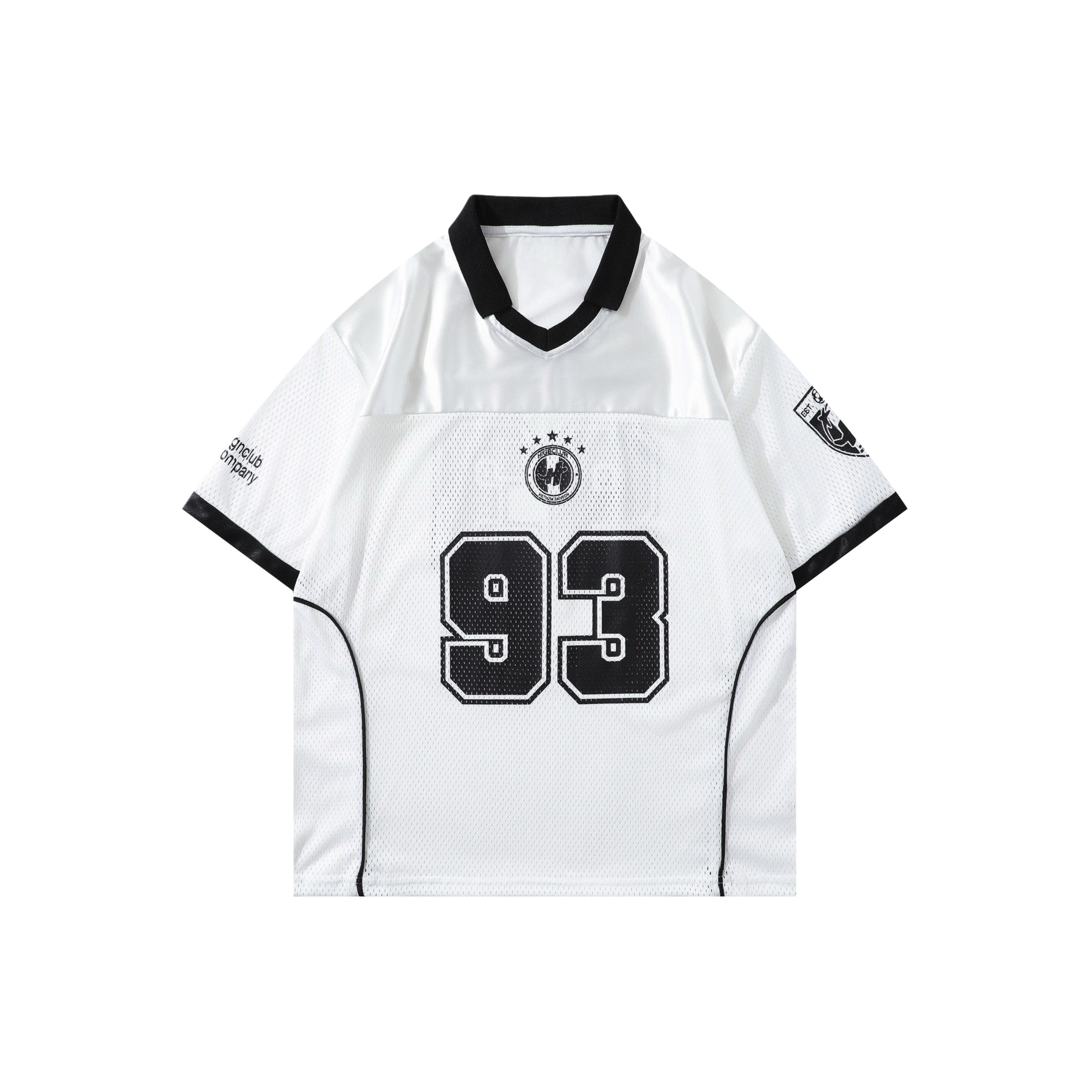 Jersey de cuello polo estilo campus