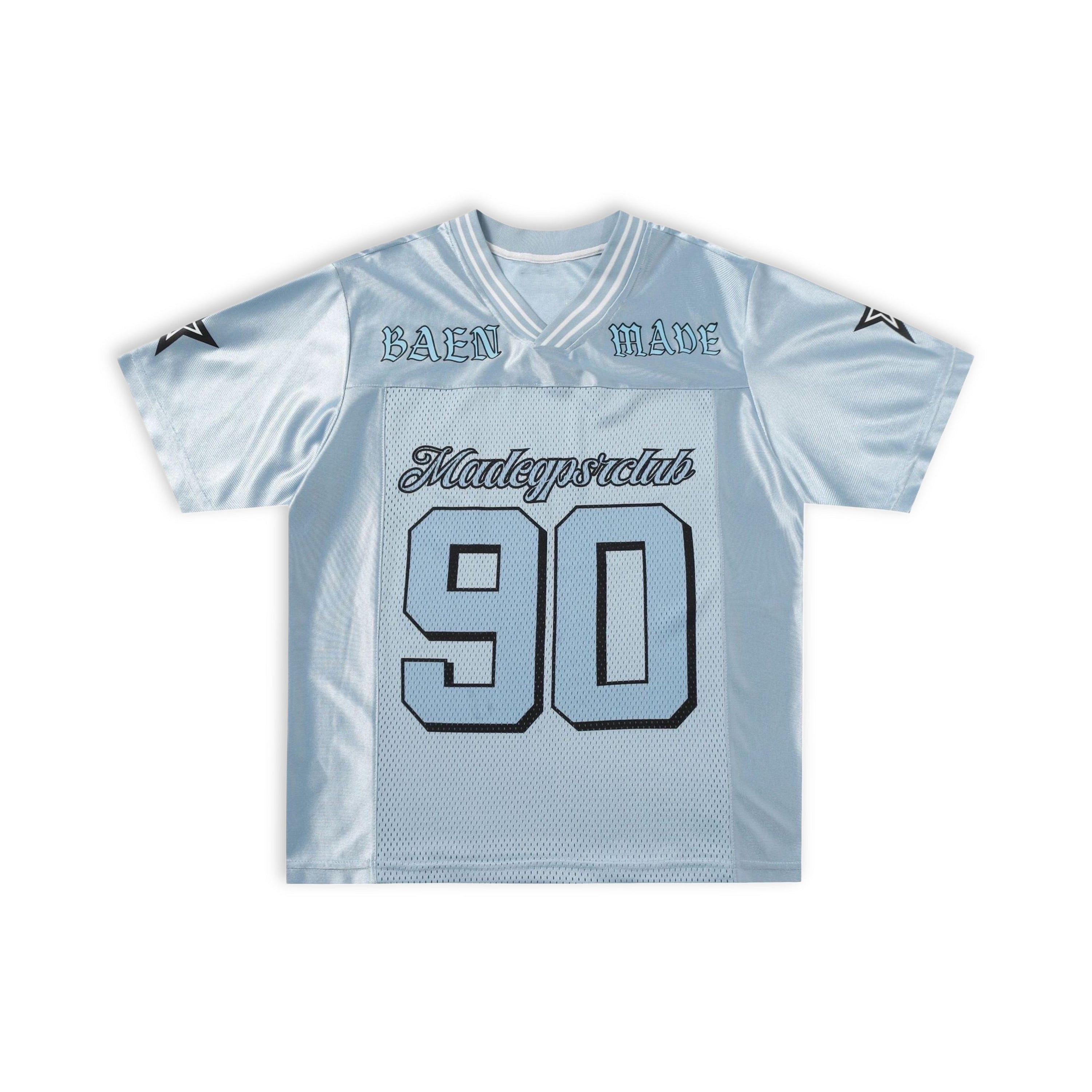 Color-Blocked Loose Mesh Jersey