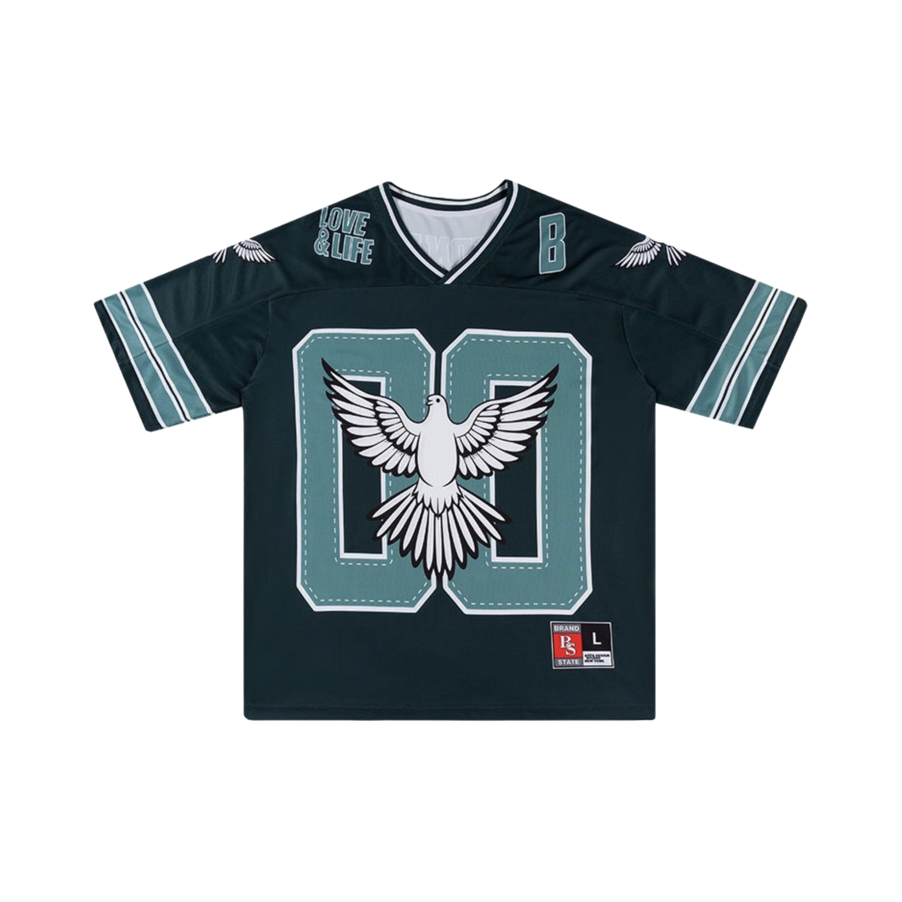 Retro Pigeon Print Jersey