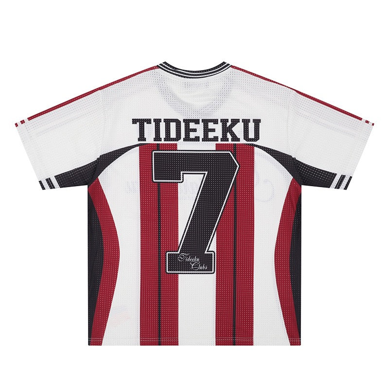 Madxmarx Tideeku No.7 Striped Mesh Jersey