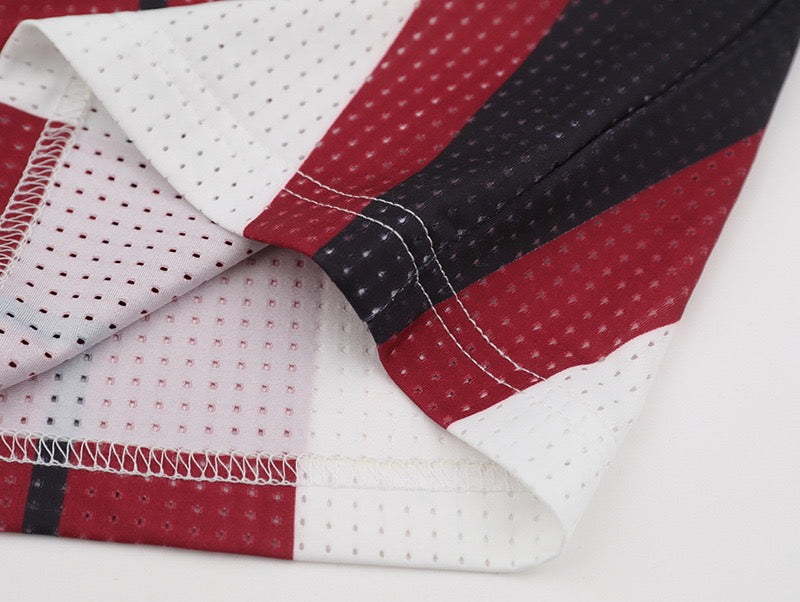 Madxmarx Tideeku No.7 Striped Mesh Jersey