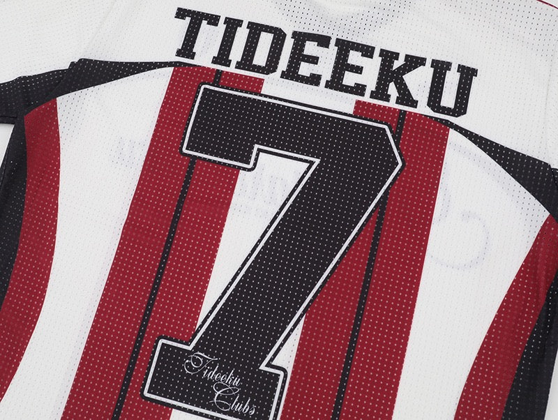Madxmarx Tideeku No.7 Striped Mesh Jersey