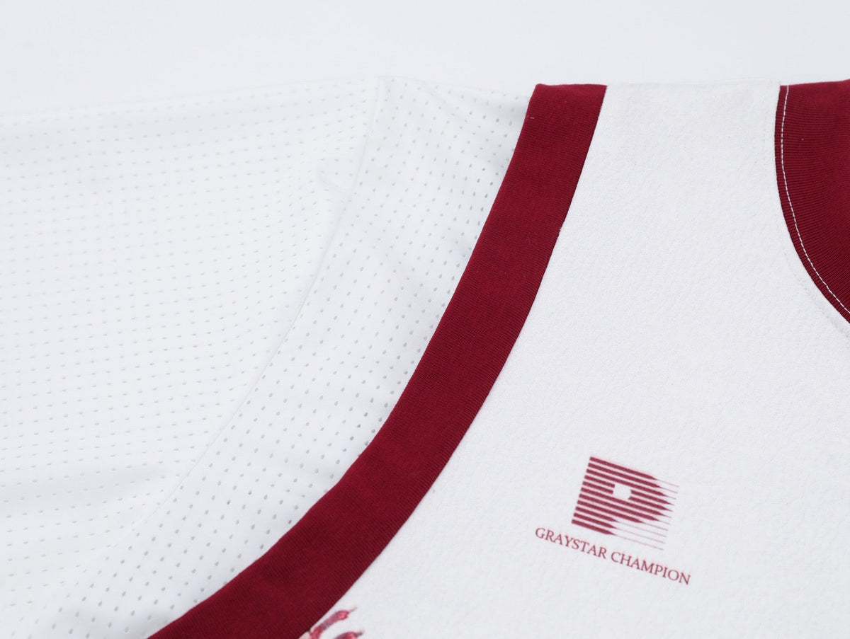 Madxmarx Baseball Stitch Mesh Tee