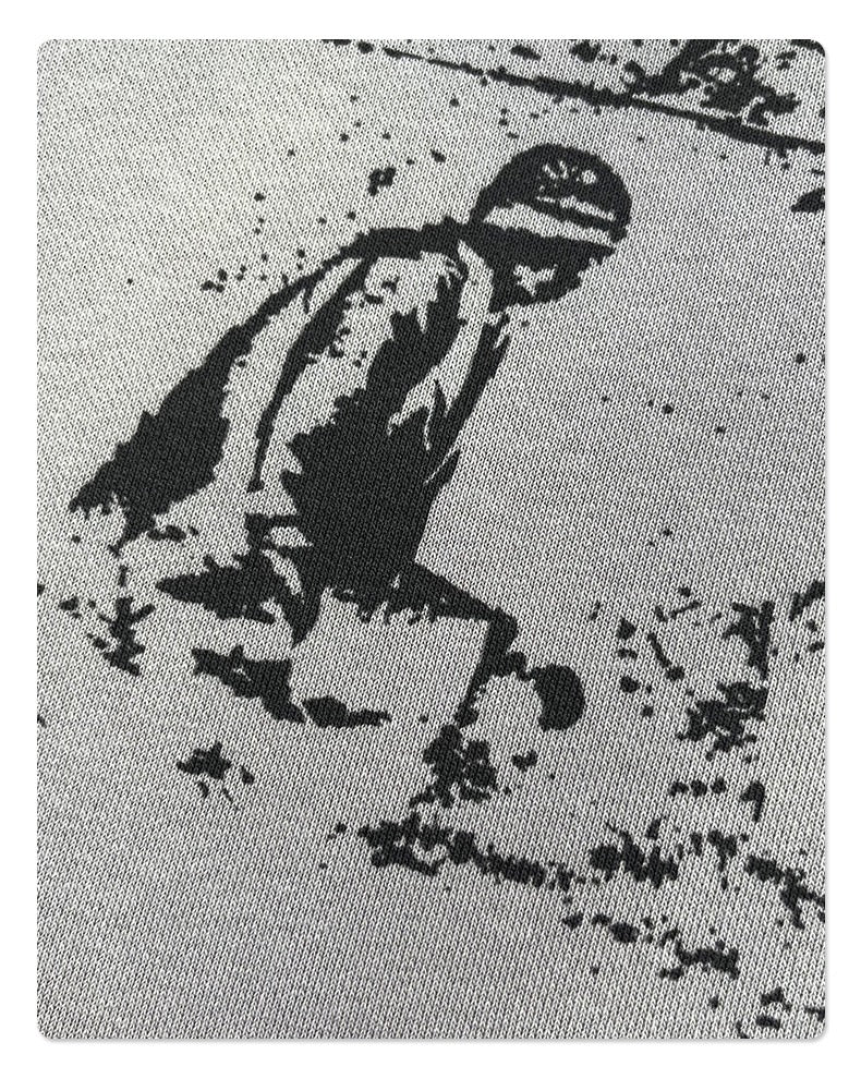 Madxmarx Graphic Distressed Hoodie