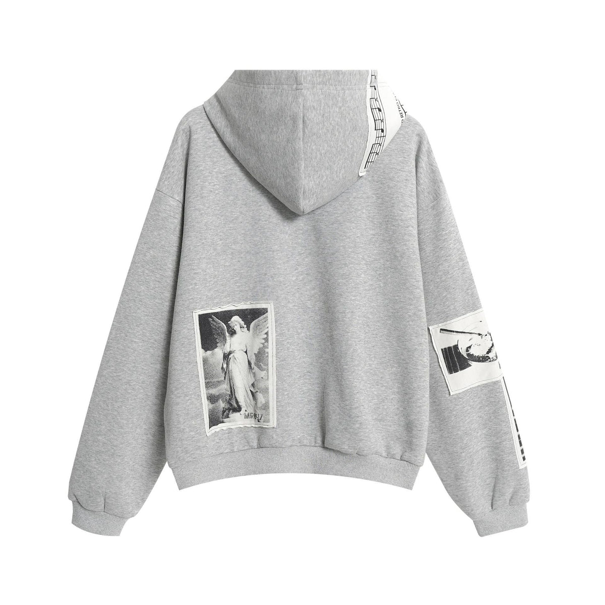 Madxmarx Photo Collage Zip Hoodie