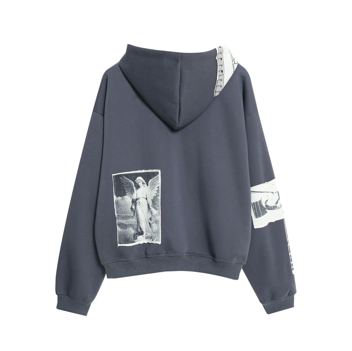Madxmarx Photo Collage Zip Hoodie